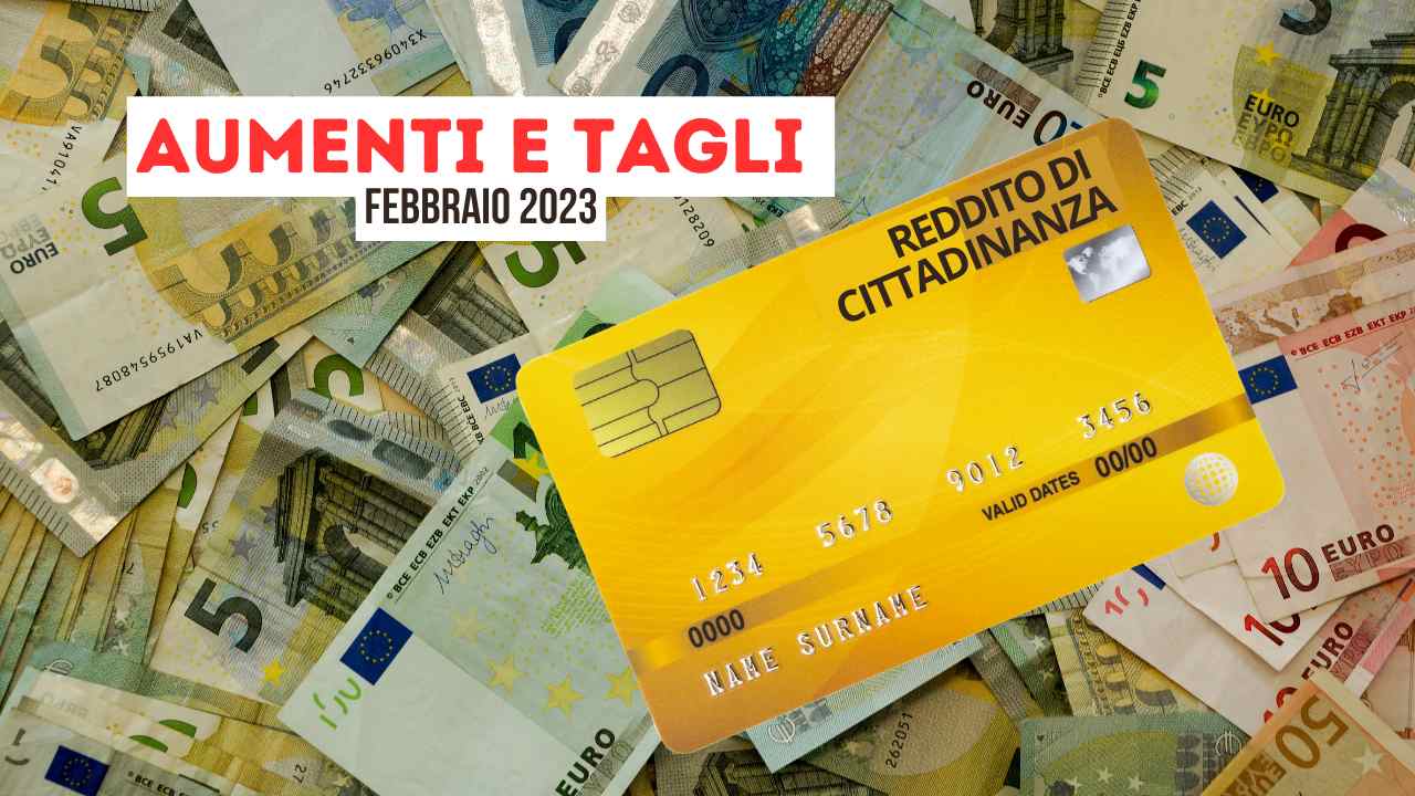 REDDITO DI CITTADINANZA TAGLI