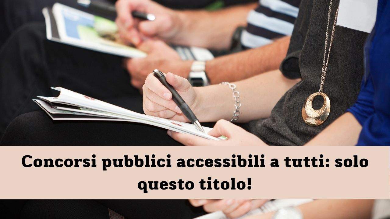 concorsi pubblici scuola media