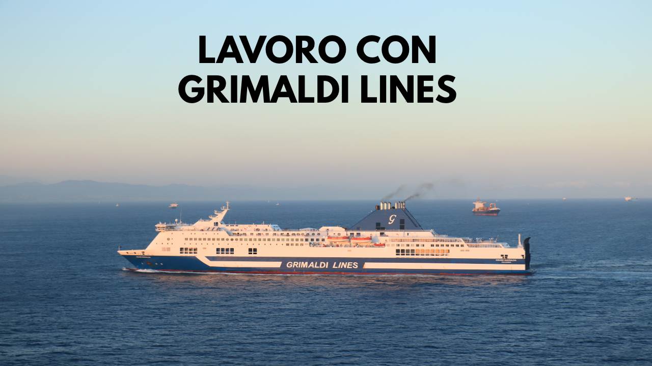 Opportunità di lavoro con Grimaldi Lines