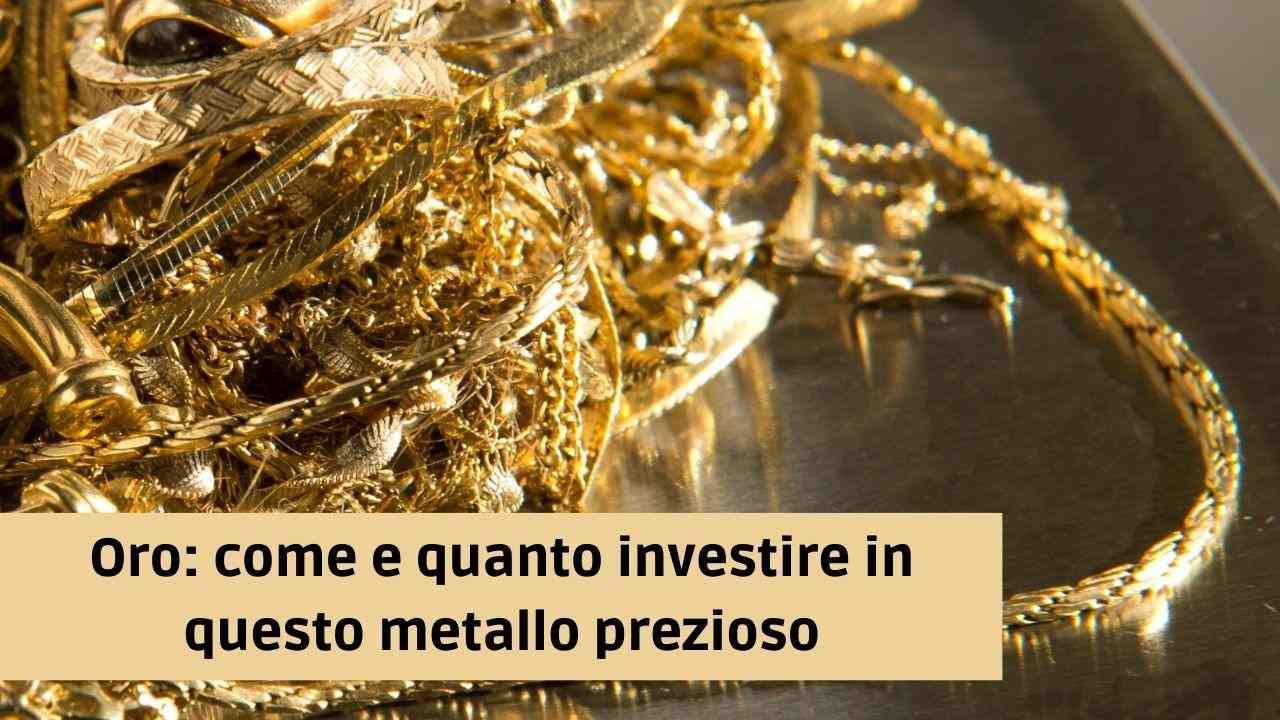 oro entrata investimento