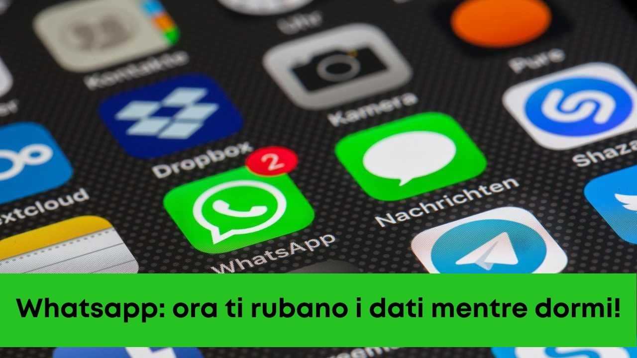 whatsapp furto dati