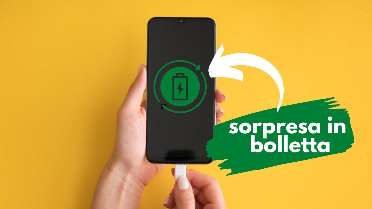 consumare energia mentre si ricarica smartphone