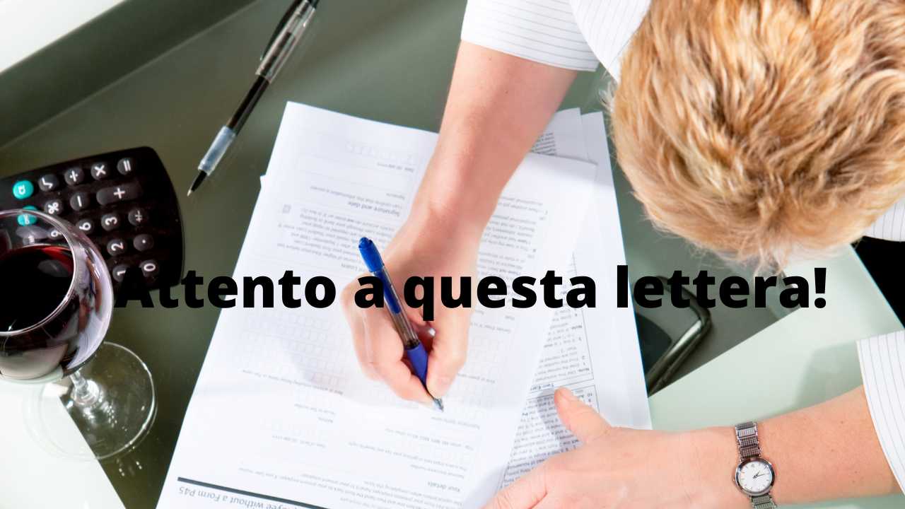 lettera allerta cosa è