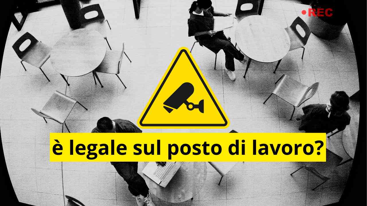 videosorveglianza posto di lavoro