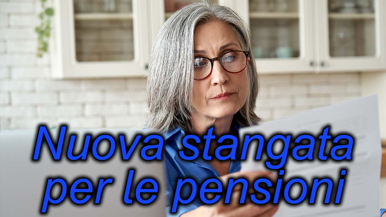 a chi non verrà abbassata la pensione