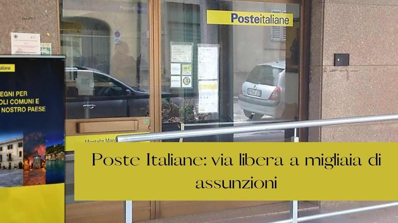 poste italiane lavoro