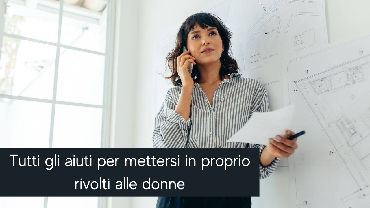 aiuti donne imprenditoria