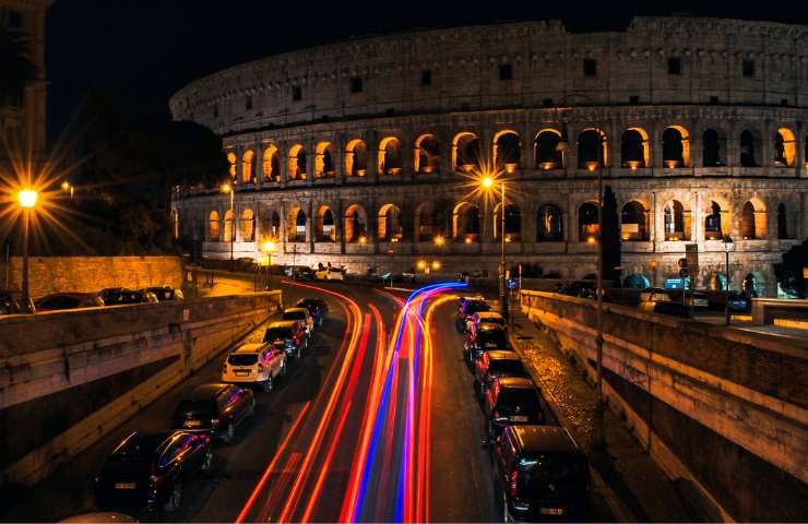 circolazione auto d'epoca roma