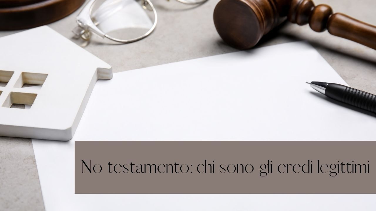 eredi legittimi testamento