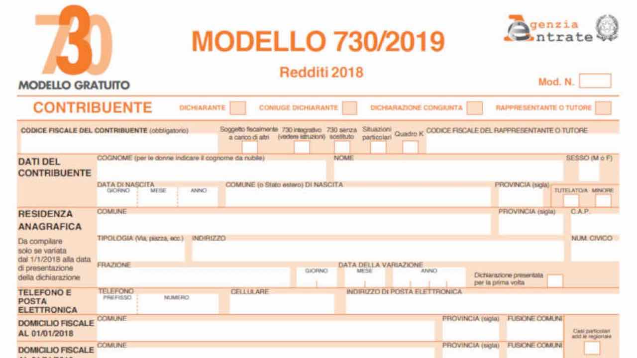 730 modello precompilato