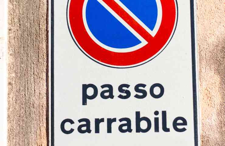 Passo carrabile multe sanzioni