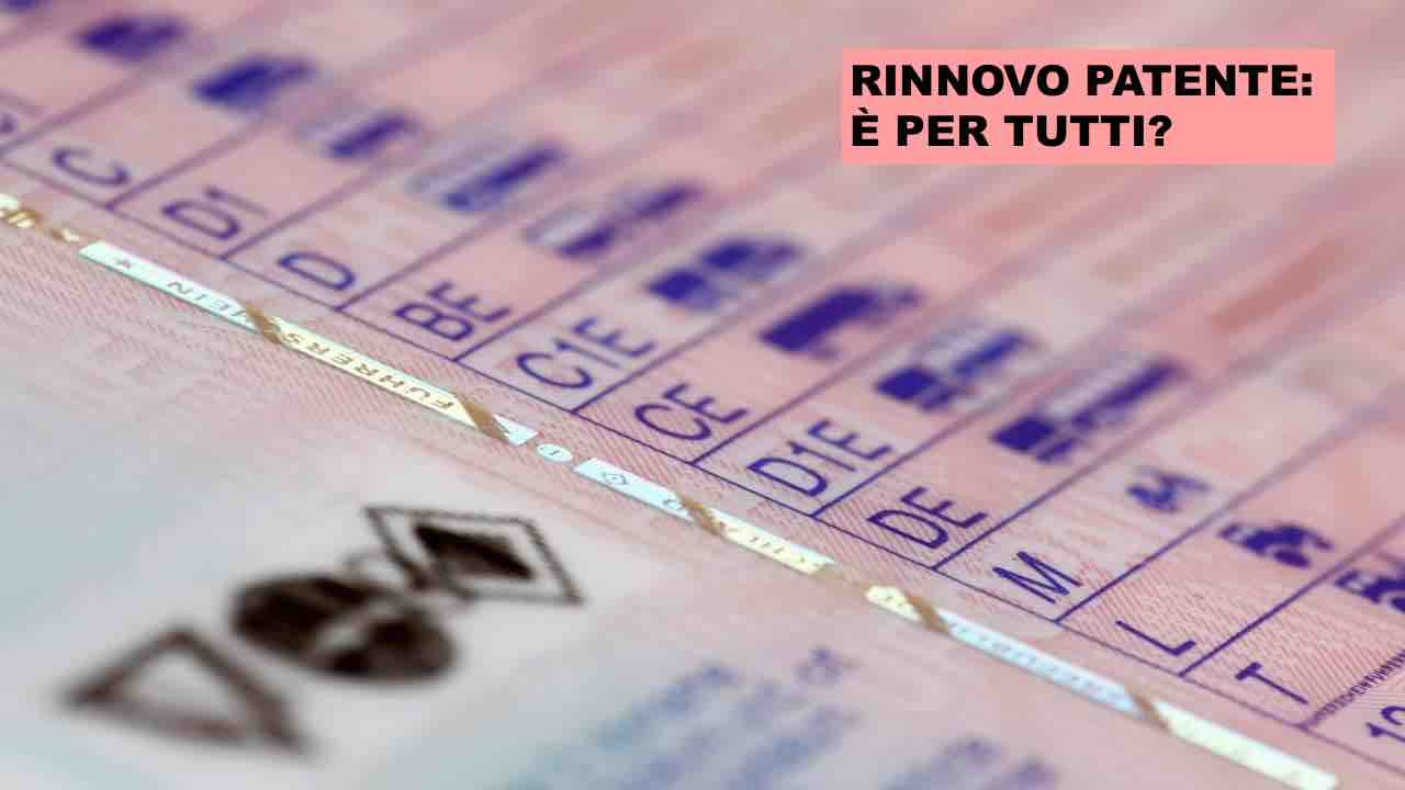 Patente, puoi sempre rinnovarla?