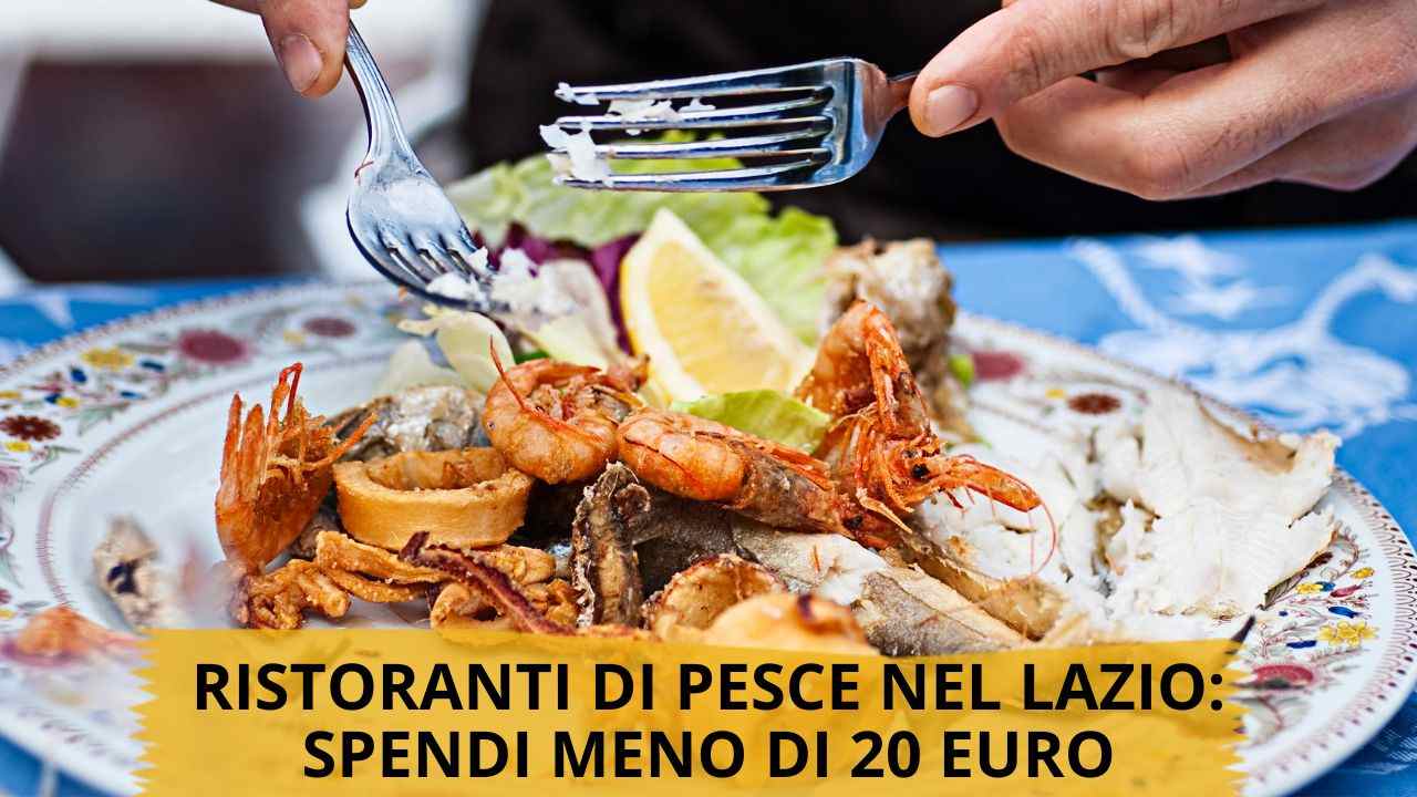 ristoranti di pesce nel Lazio