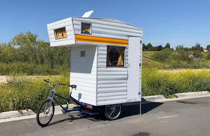 Video Youtube mini camper con bici