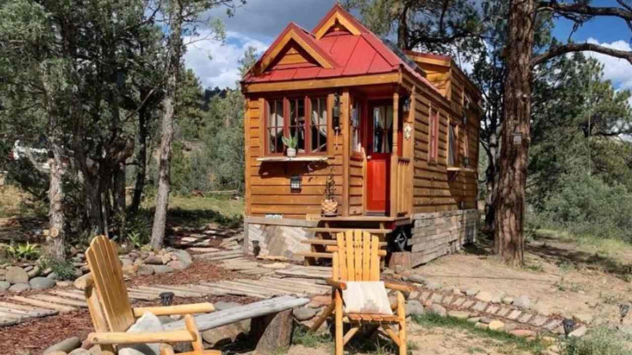 mini casa legno