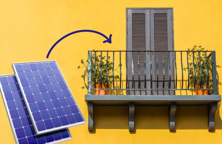 lidl panello solare balcone
