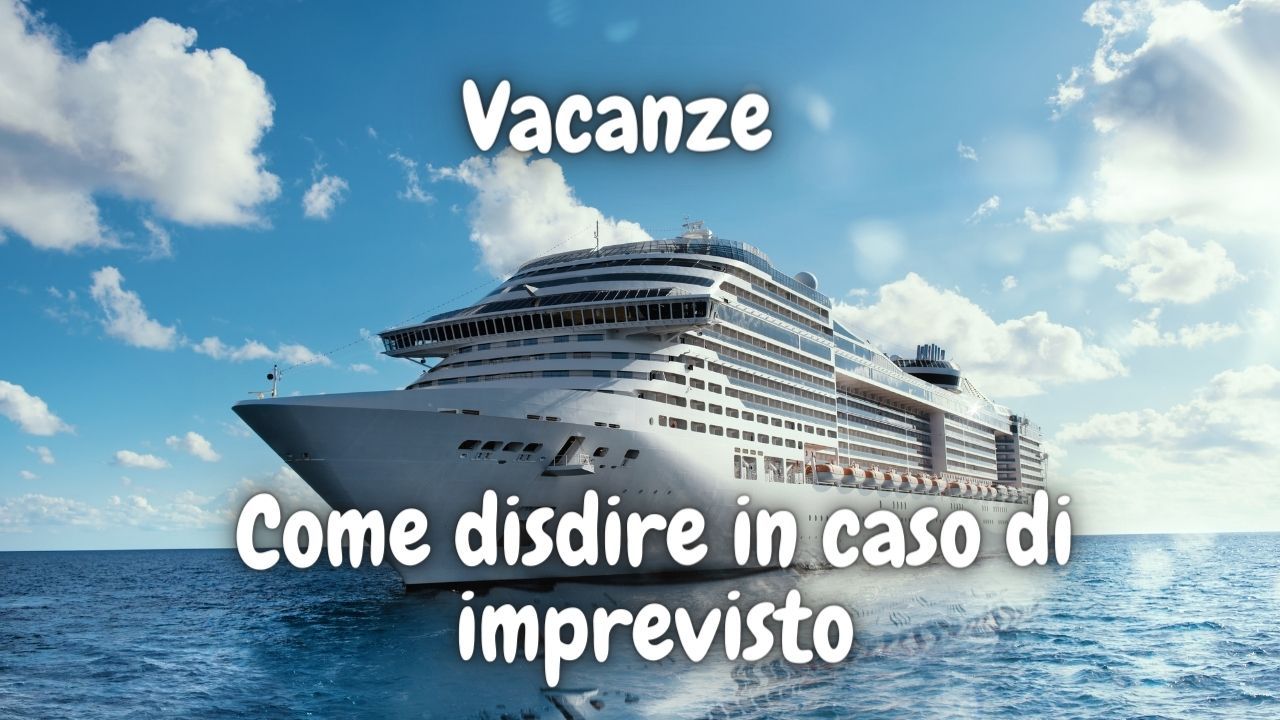 Disdire la Vacanza vostrisoldi.it 20230602